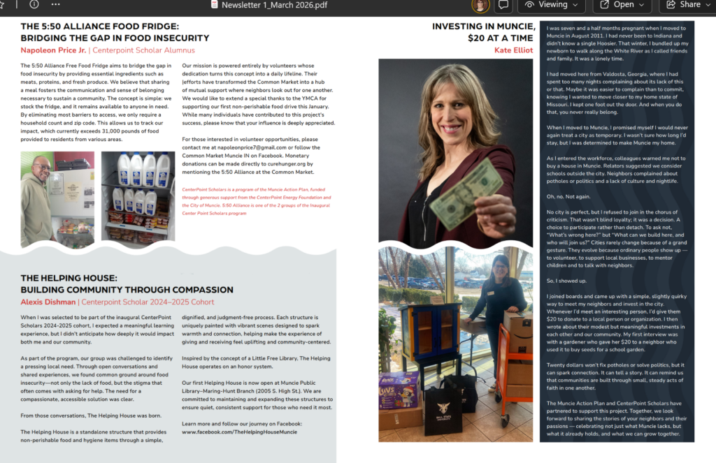 Page 2 thumbnail of March 2026 Newsletter